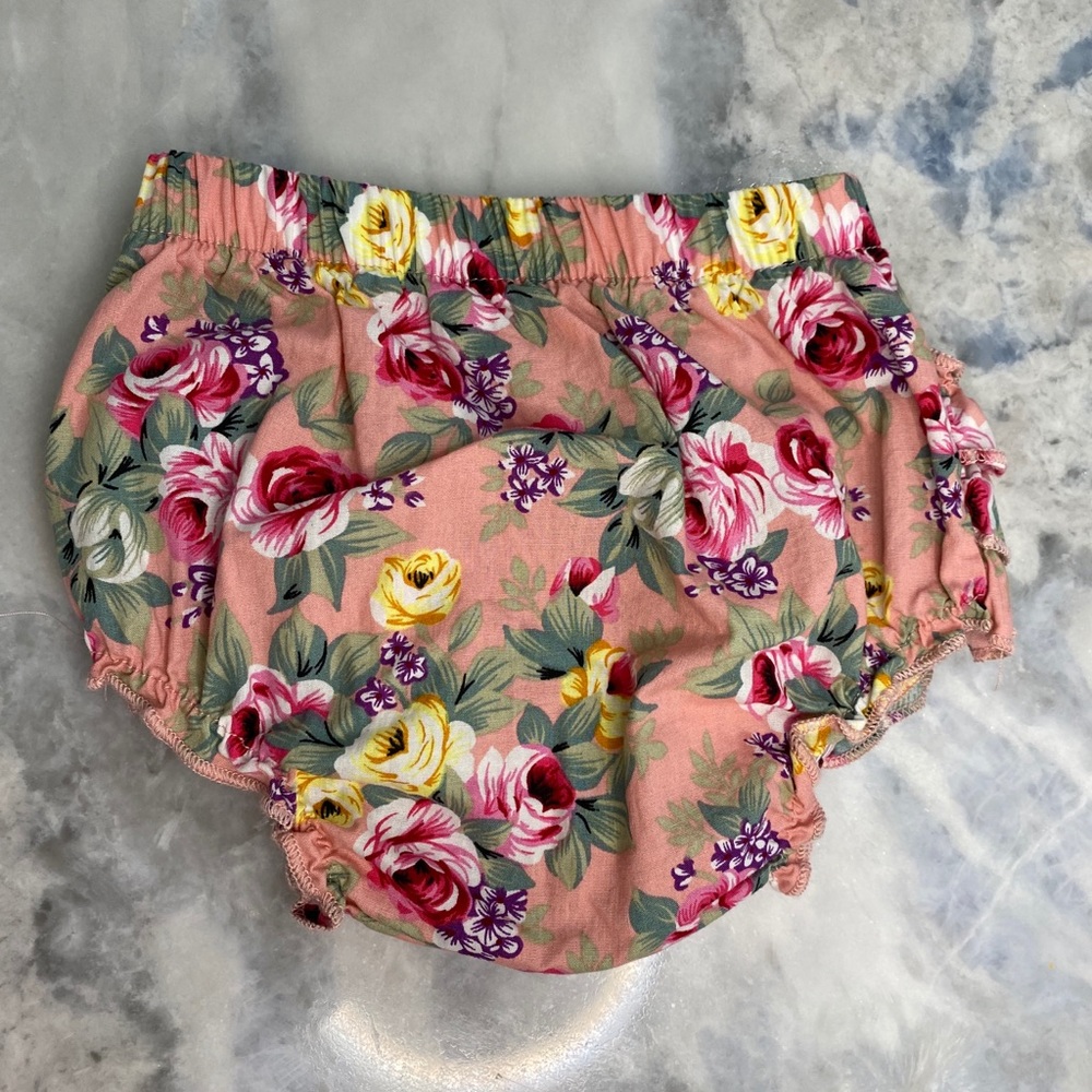 Floral toddler diaper cover/bloomers